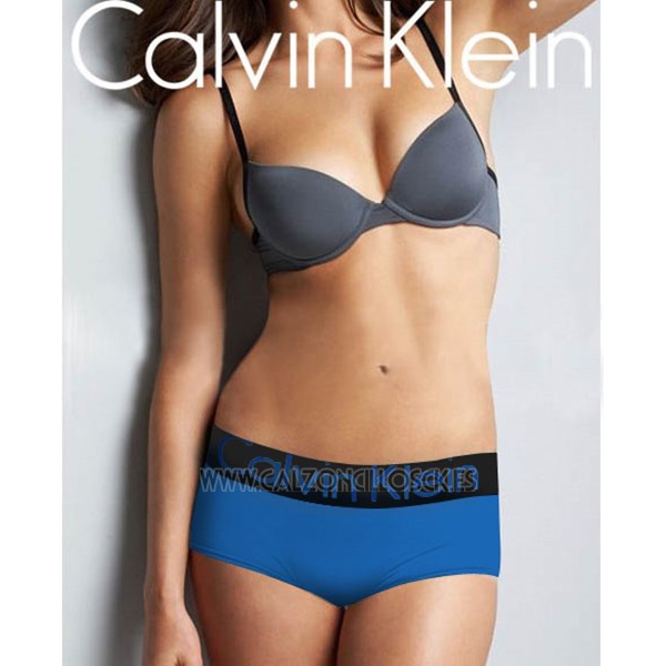 Boxer Calvin Klein Mujer Steel Negro Azul